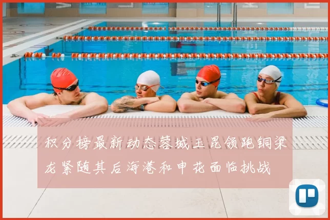 积分榜最新动态蓉城玉昆领跑铜梁龙紧随其后海港和申花面临挑战
