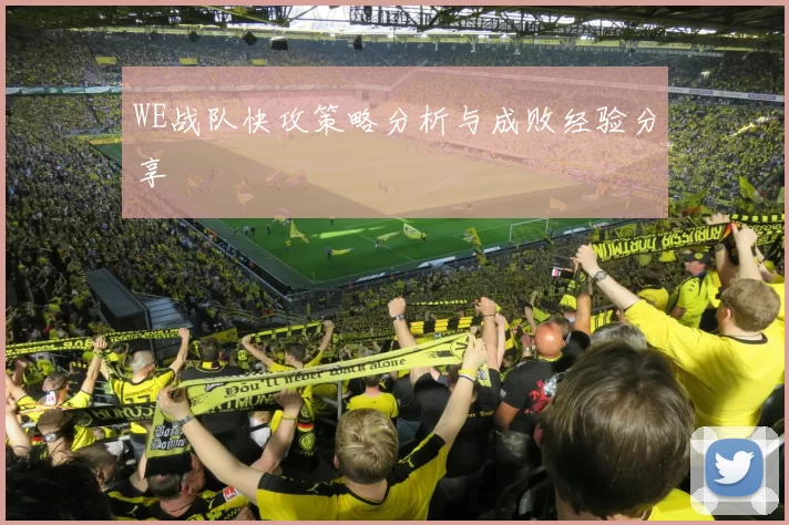 WE战队快攻策略分析与成败经验分享