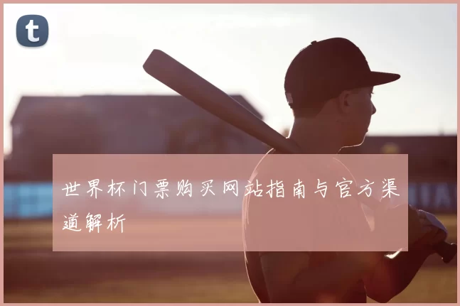 世界杯门票购买网站指南与官方渠道解析